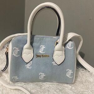 Juicy couture denim logo mini bag